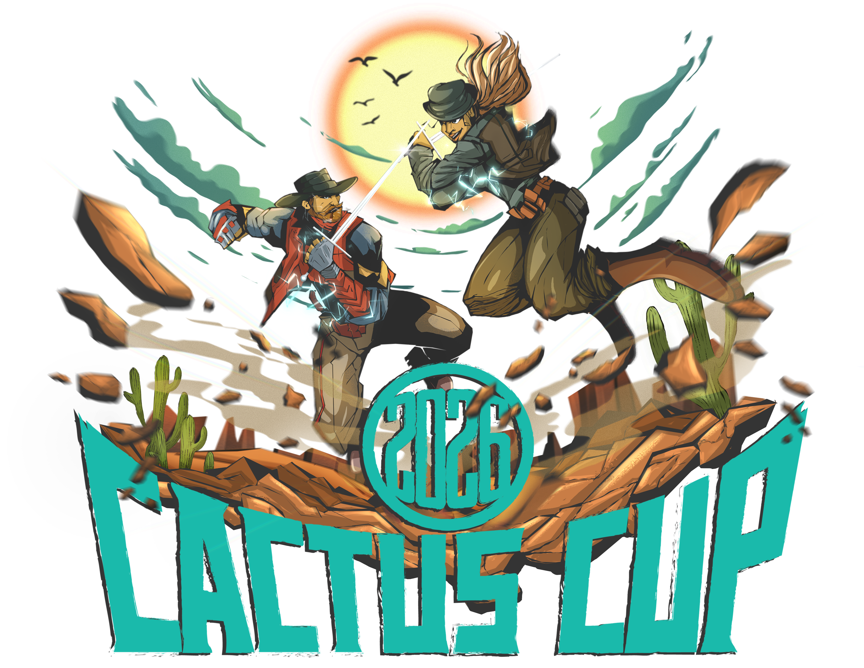 Cactus Cup 2026 front print